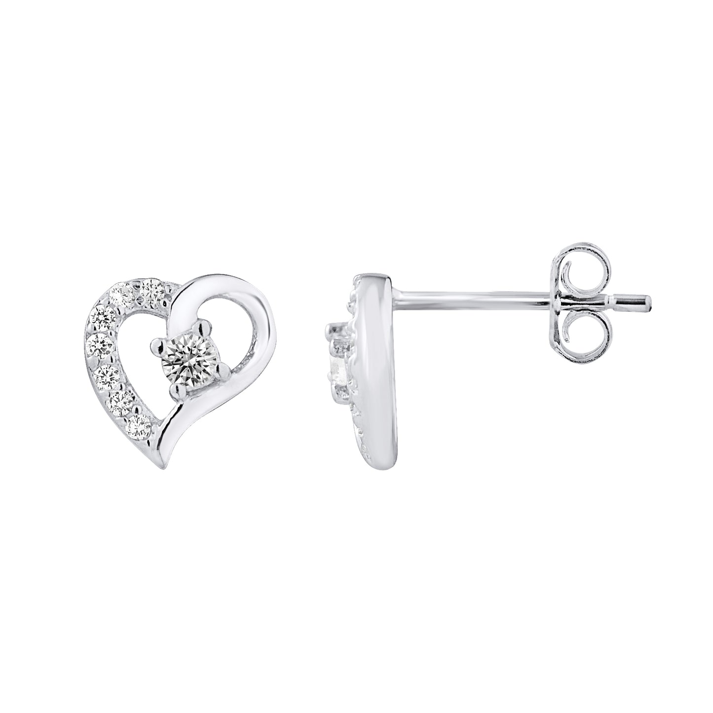 Boucles d'Oreilles motif "COEUR"