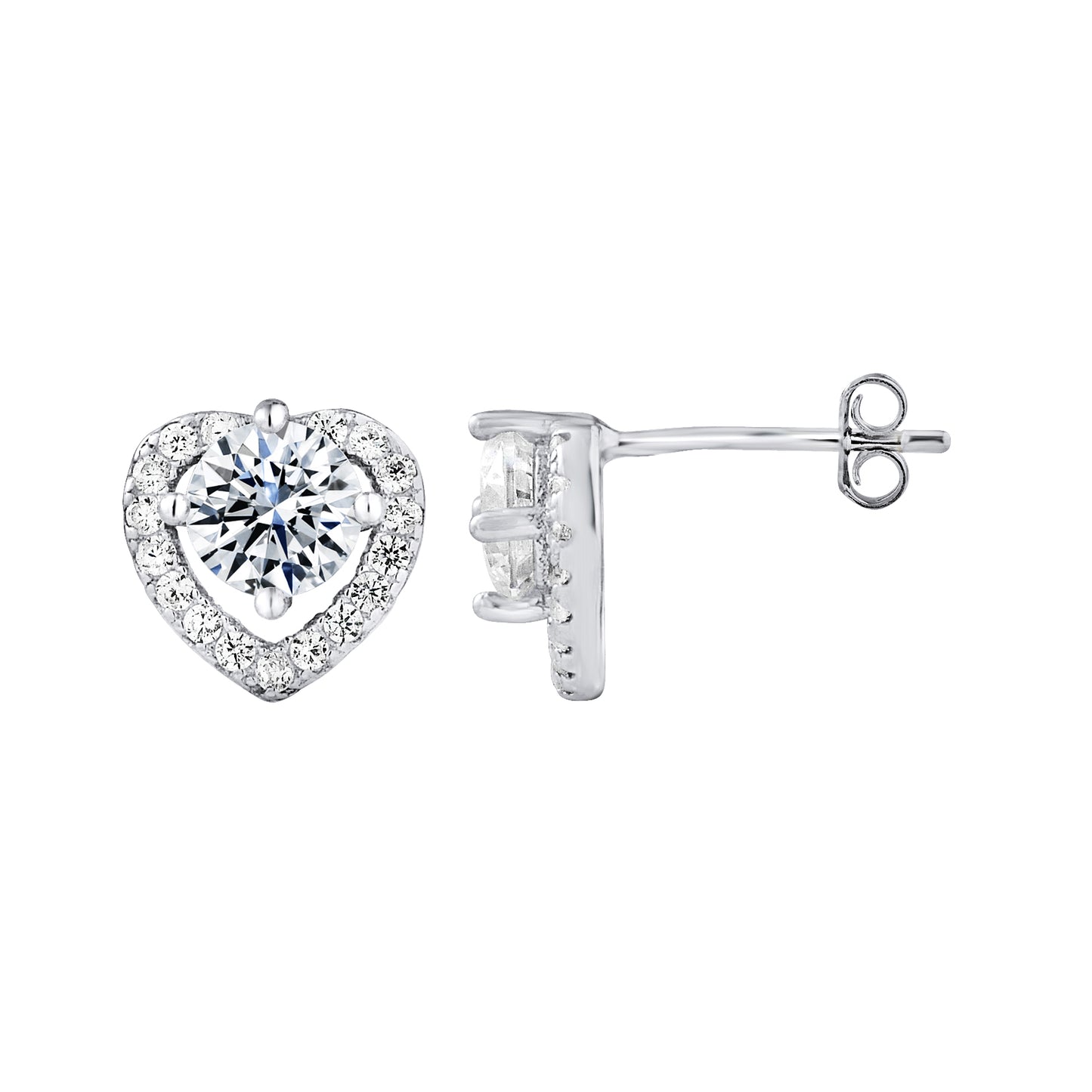 Boucles d'Oreilles motif "COEUR"