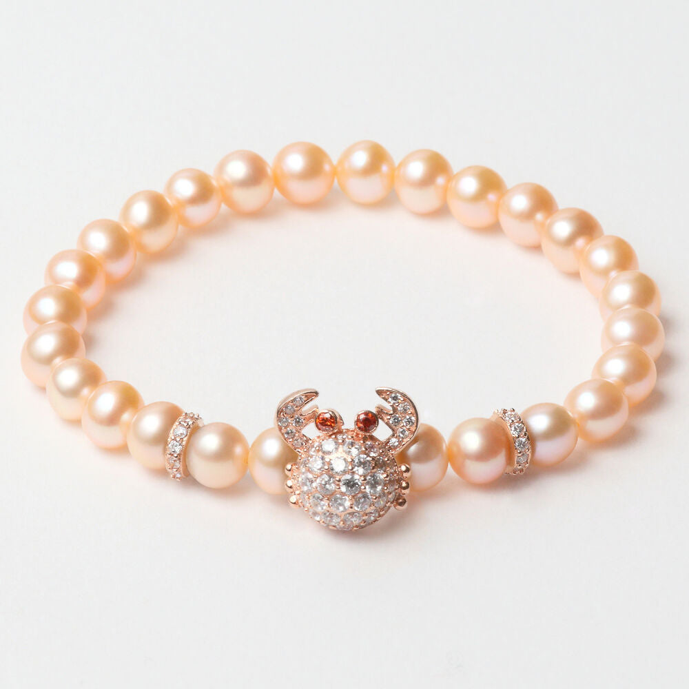 Bracelet Femme Lancaster Orange Argent 925 16 mm Rosé