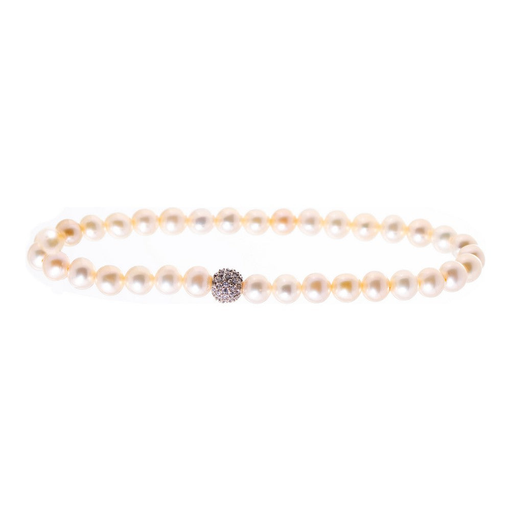 Bracelet Femme Lancaster Argenté Orange Zircon Argent 925 16 mm