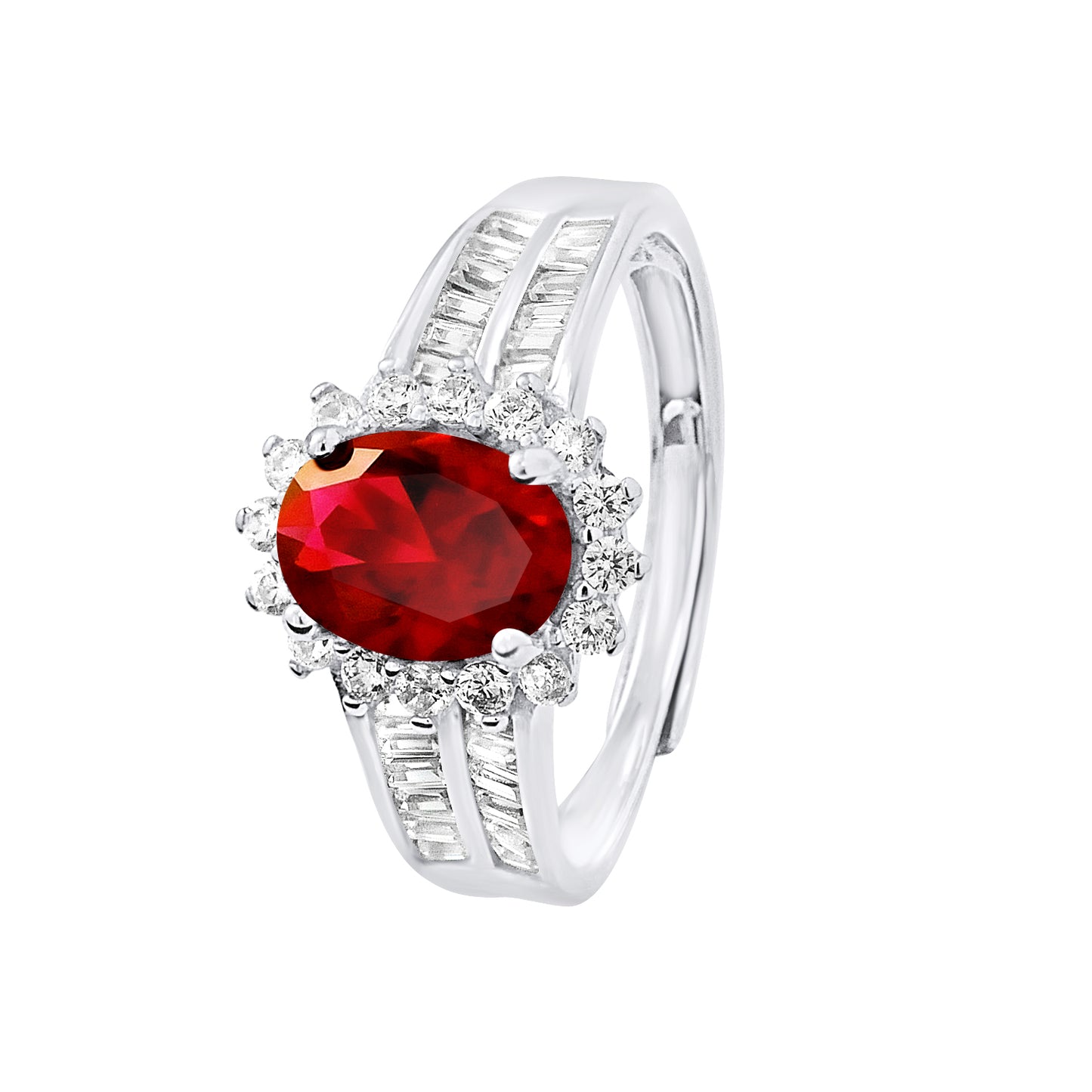 Bague motif "OVALE" Réglable