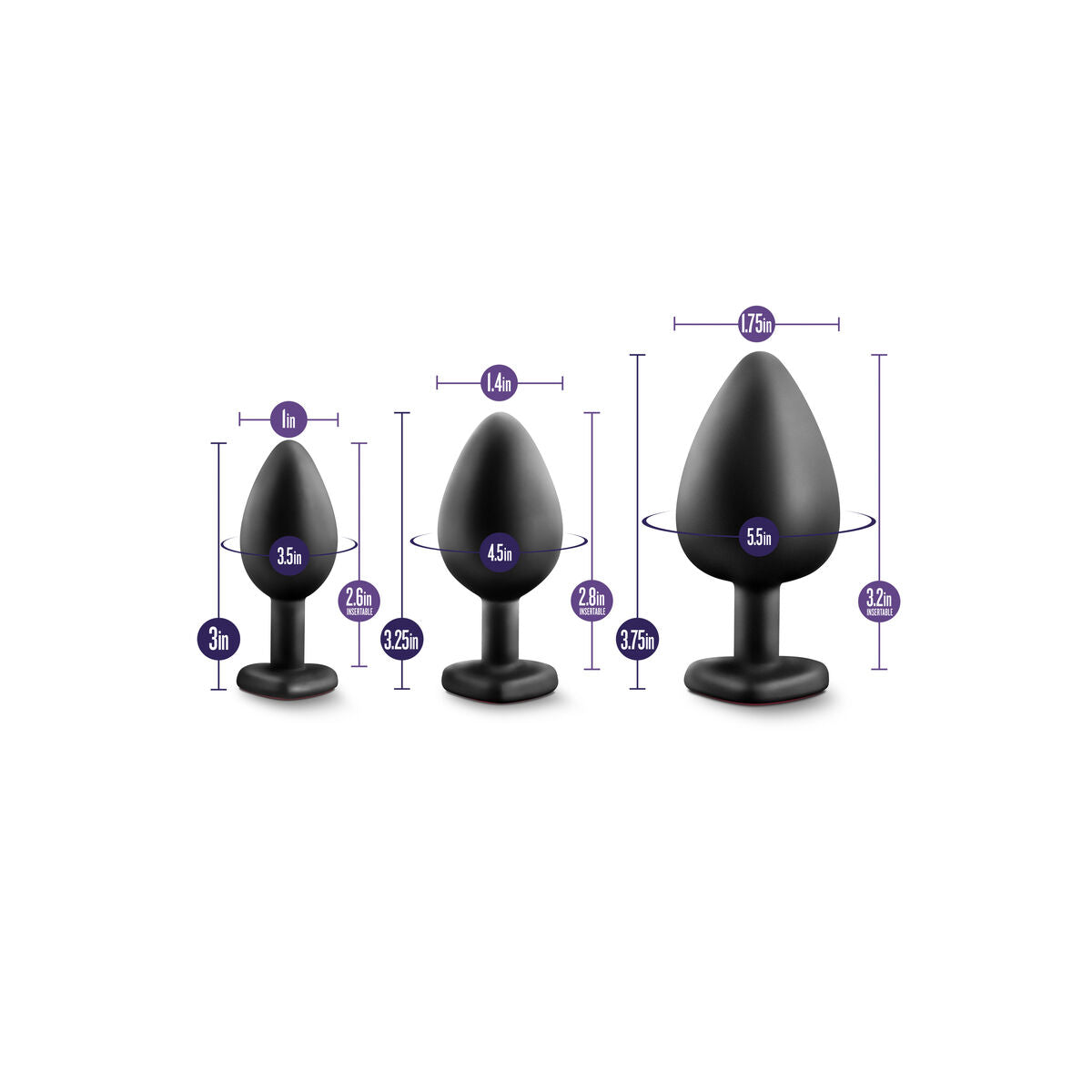 Plug Anal Blush Luxe (by Blush) Noir