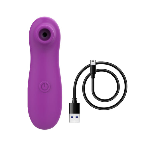Vibromasseur par vibrations sur membrane rechargeable USB violet 10 vitesses de voyage