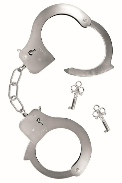 Menottes pour poignet en métal avec 2 clefs pour utilisateurs confirmés