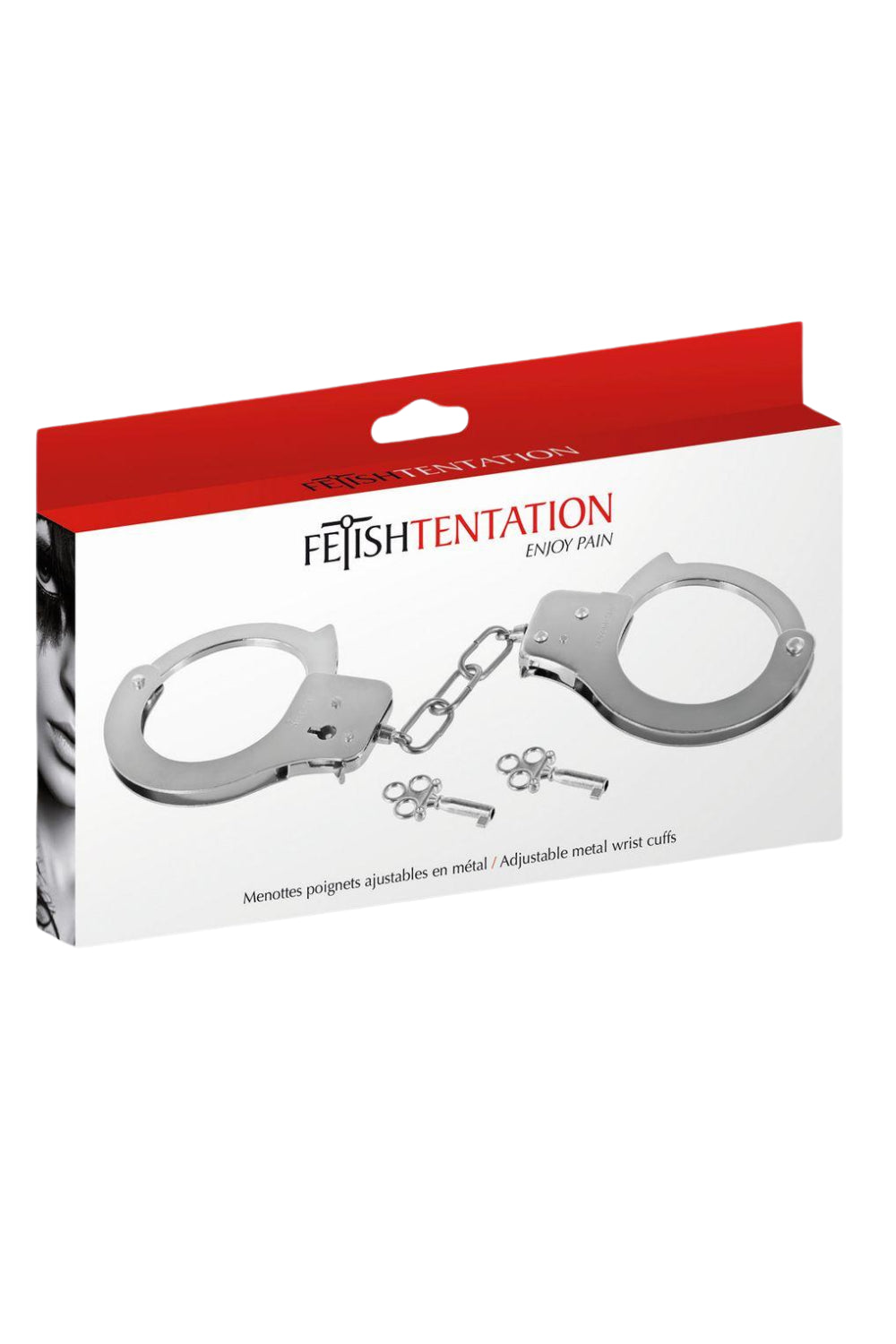 Menottes pour poignet en métal avec 2 clefs pour utilisateurs confirmés
