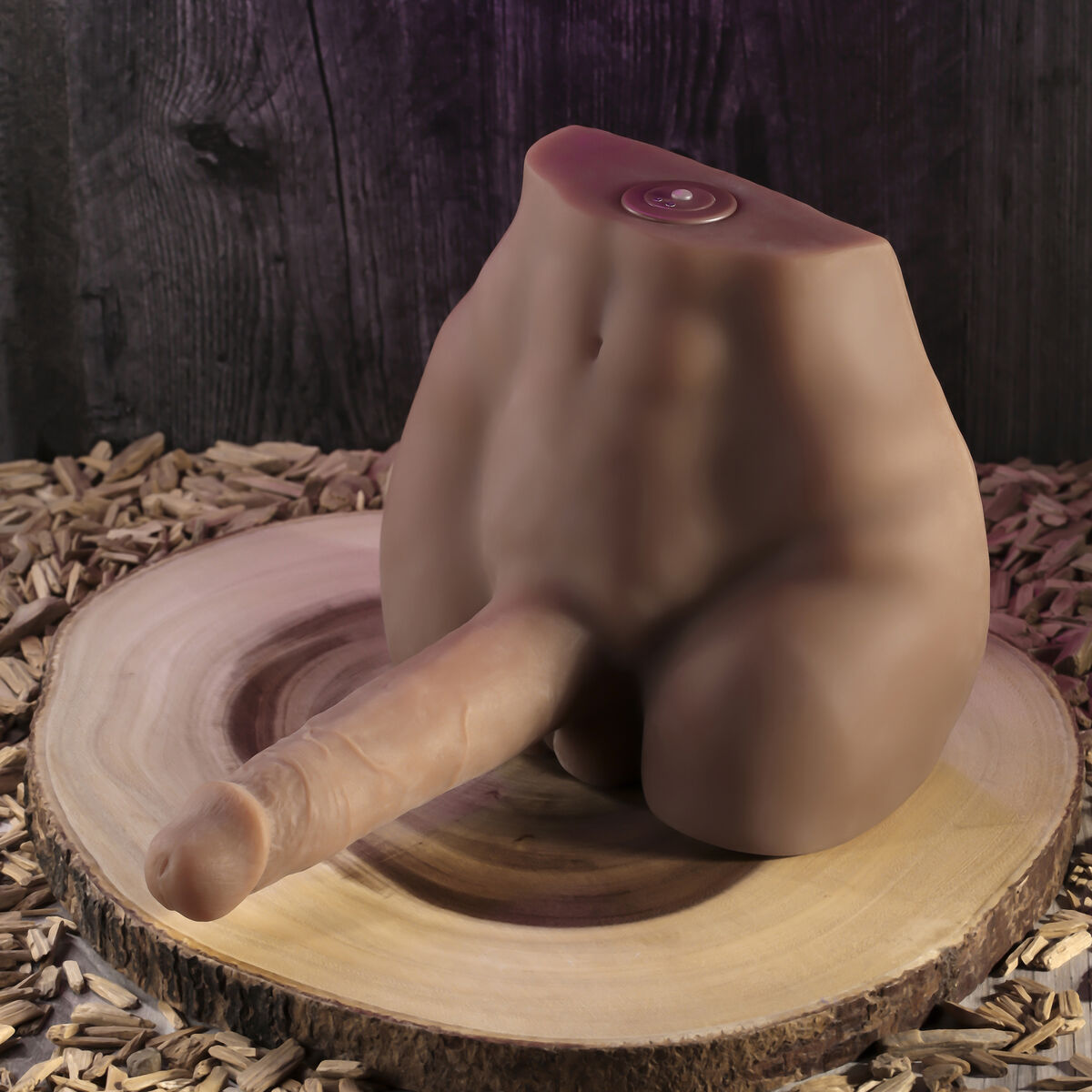 Gode réaliste hommeØ 4,5 cm (17,8 cm)